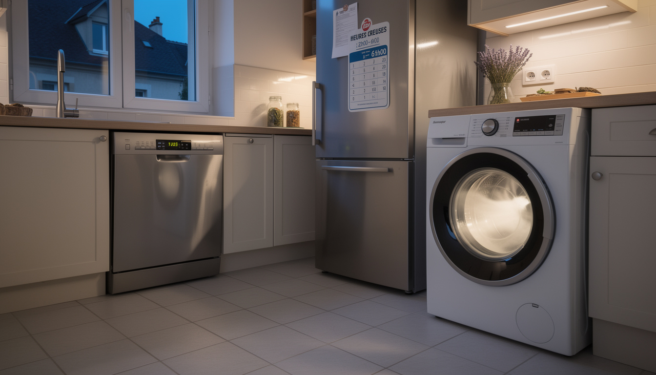 découvrez quels appareils utiliser pendant les heures creuses pour réaliser des économies d'énergie et réduire votre facture d'électricité efficacement.